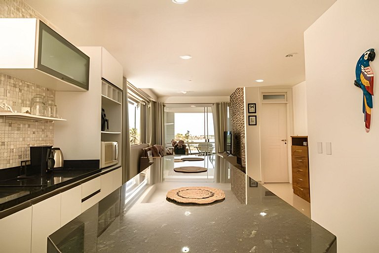 Cobertura com piscina privativa no Tabatinga Beach