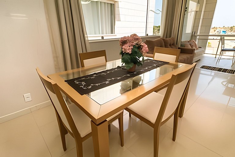 Cobertura com piscina privativa no Tabatinga Beach