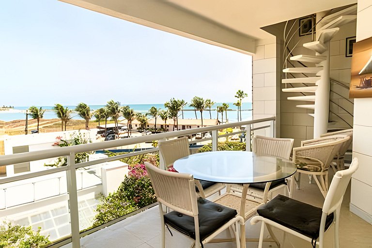 Cobertura com piscina privativa no Tabatinga Beach