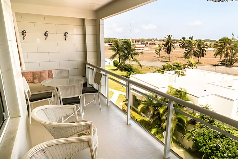 Cobertura com piscina privativa no Tabatinga Beach