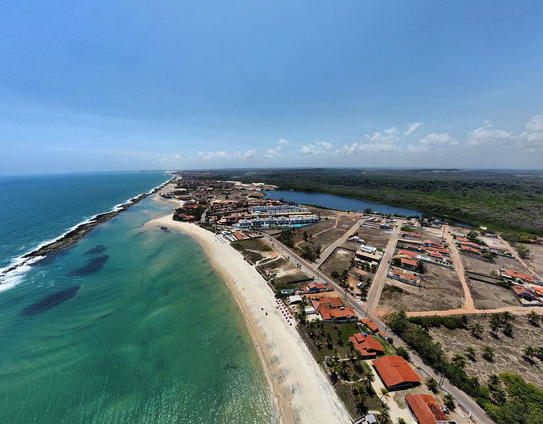 Cobertura com piscina privativa no Tabatinga Beach