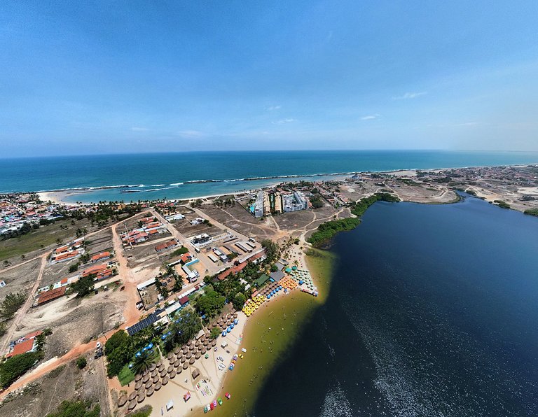 Cobertura com piscina privativa no Tabatinga Beach