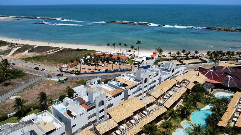 Cobertura com piscina privativa no Tabatinga Beach