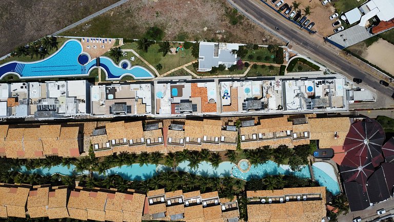 Cobertura com piscina privativa no Tabatinga Beach